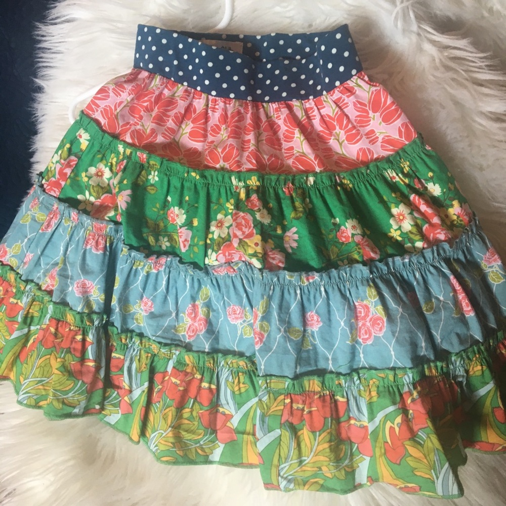 Matilda Jane Main Street Skirt Size 2 Good Hart